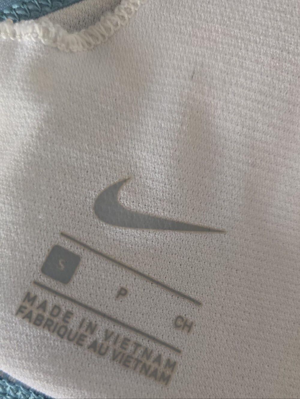 🩵 Nike Racerback Bikini Swim Top Dusty Blue Size Small - Picture 4 of 4